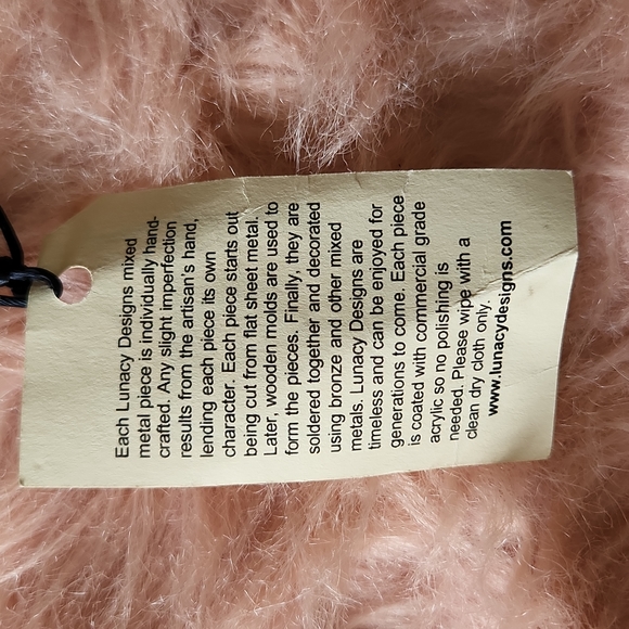 Lunacy Designs Metal Crossbody Glasses Holder Oblong Bag ~ New - Picture 8 of 8